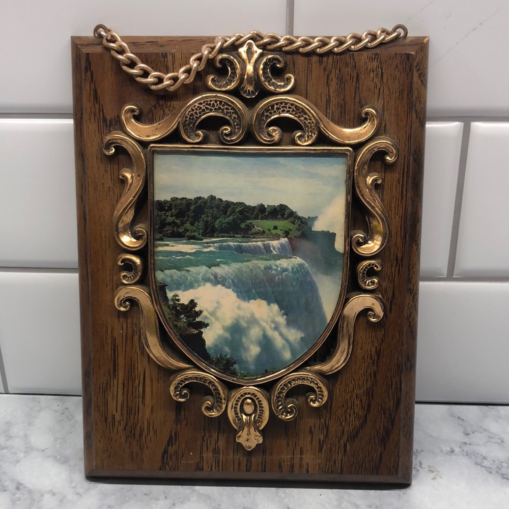 VTG Niagara Falls Souvenir Hanging Picture